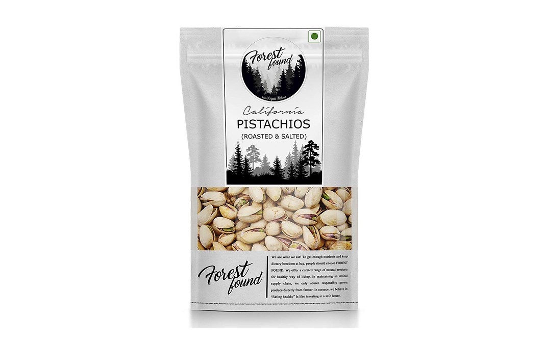 Forest Found California Pistachios- (Roasted & Salted)   Pack  900 grams
